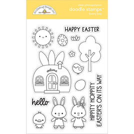 Bunny Hop - Doodlebug Clear Doodle Stamps