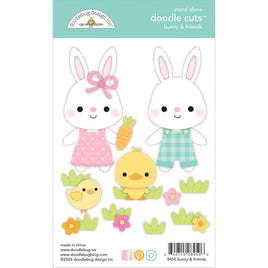 Bunny & Friends - Doodlebug Doodle Cuts Dies
