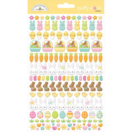 Icons, Bunny Hop - Doodlebug Puffy Stickers