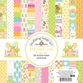 Bunny Hop - Doodlebug Double-Sided Paper Pad 6"X6"
