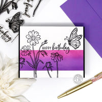 Wild Flowers - Hero Arts Clear Stamps 4"X6"