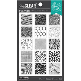 Texture Blocks - Hero Arts Clear Stamps 4"X6"