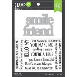 Smile Friend XL - Hero Arts Stamp & Cut