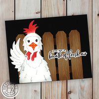 Peeking Chicken - Hero Arts Fancy Dies