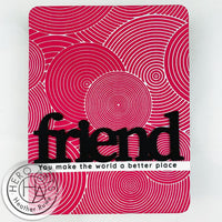 Zen Circles - Hero Arts Hot Foil Plate