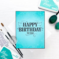 Happy Birthday - Hero Arts Letterpress & Foil Plate