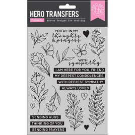 With Sympathy - Hero Arts Hero Transfers