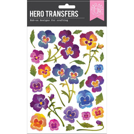 Pansies - Hero Arts Hero Transfers