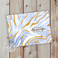 Marbling - Hero Arts Color Layering Stencil Set 6"X6"