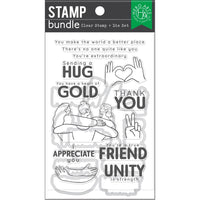 I Appreciate You - Hero Arts Clear Stamp & Die Combo