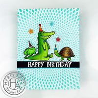 Birthday Animals - Hero Arts Clear Stamps 4"X6"