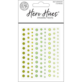 Translucent Greens - Hero Arts Hero Hues Enamel Dots