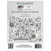 Elements - Color Swatch: Charcoal mini Laser Cut Outs