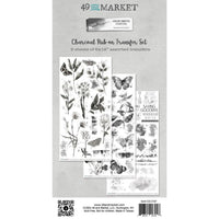 Color Swatch: Charcoal Rub-On Transfer Set