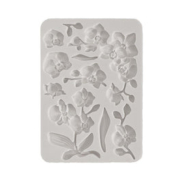 Orchids And Cats Orchids - Stamperia Silicone Mold A5