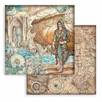 Sir Vagabond In Fantasy World - Stamperia Double-Sided Paper Pad 12"X12" 10/Pkg