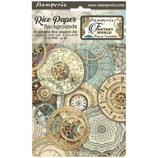 Sir Vagabond In Fantasy World - Stamperia Rice Paper Sheet A4 6/Pkg