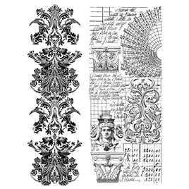 Sir Vagabond In Fantasy World 2 Borders - Stamperia Clear Stamps