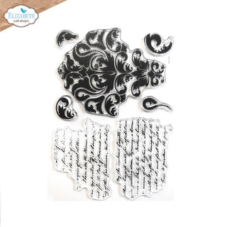 Script From The Past - Elizabeth Craft Clear Stamps