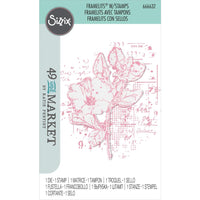 Sizzix Framelits Die & Stamp Set By 49 & Market 2/Pkg