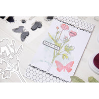 Sizzix Framelits Die & A5 Stamp Set By 49 & Market 8/Pkg