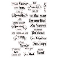 Sweet Sentiments - Nature's Garden Honeysuckle Clear Acrylic Stamp