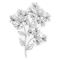Honeysuckle Flower - Nature's Garden Honeysuckle Clear Acrylic Stamp