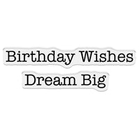 Dream Big - Crafter's Companion Stamp & Die