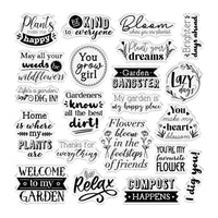 You Grow Girl - Crafter's Companion Garden Collection Clear Acrylic Stamps