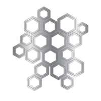 Wild Flower Honeycomb - Nature's Garden Honeysuckle Metal Die