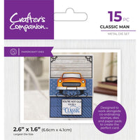 Classic Man - Crafter's Companion Modern Man Metal Die