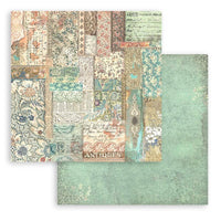 Brocante Antiques - Stamperia Backgrounds Double-Sided Paper Pad 8"X8" 10/Pkg