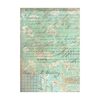 Brocante Antiques - Stamperia Assorted Rice Paper Backgrounds A6 8/Pkg