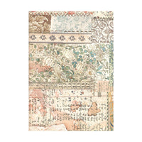 Brocante Antiques - Stamperia Assorted Rice Paper Backgrounds A6 8/Pkg