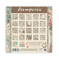 Brocante Antiques - Stamperia Single-Sided Paper Pad 12"X12" 22/Pkg