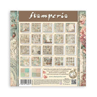 Brocante Antiques - Stamperia Single-Sided Paper Pad 8"X8" 22/Pkg