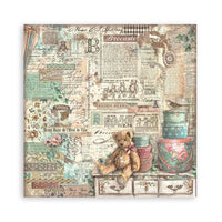 Brocante Antiques - Stamperia Single-Sided Paper Pad 8"X8" 22/Pkg