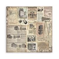 Brocante Antiques - Stamperia Single-Sided Paper Pad 8"X8" 22/Pkg