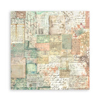Brocante Antiques - Stamperia Single-Sided Paper Pad 8"X8" 22/Pkg