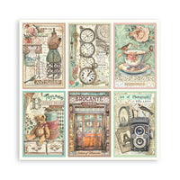 Brocante Antiques - Stamperia Single-Sided Paper Pad 8"X8" 22/Pkg