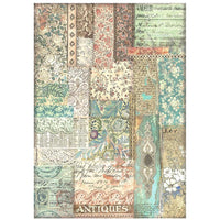 Brocante Antiques - Stamperia Rice Paper Sheet A4 6/Pkg