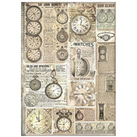 Brocante Antiques - Stamperia Rice Paper Sheet A4 6/Pkg