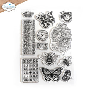 Love & Roses - Elizabeth Craft Clear Stamps