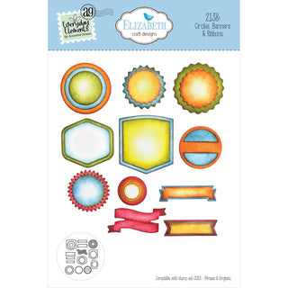 Circles, Banners & Ribbons - Elizabeth Craft Metal Die