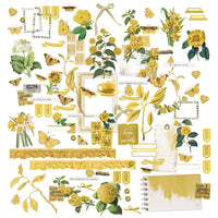 Elements - Color Swatch: Ochre Laser Cut Outs