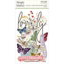 Simple Vintage Meadow Flowers - Simple Stories Simple Pages Page Pieces