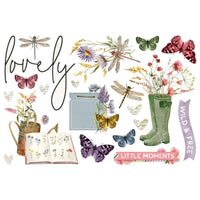 Simple Vintage Meadow Flowers - Simple Stories Simple Pages Page Pieces