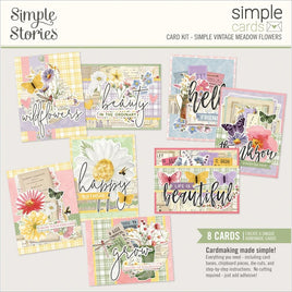 Simple Vintage Meadow Flowers - Simple Stories Simple Cards Card Kit