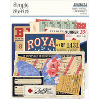 Simple Vintage Linen Market Ephemera - 18/Pkg