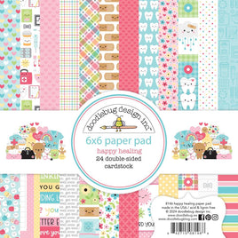 Happy Healing - Doodlebug Double-Sided Paper Pad 6"X6"